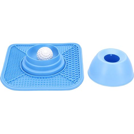 Bol à lécher pour chien à alimentation lente, avec boule roulante, ventouse antidérapante, fond pour chat et chiot (1/5)