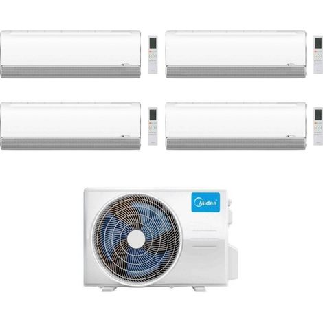 Midea Climatizzatore Quadri Split serie BreezeleSS+ 9+9+9+12 con M4O-36FN8-Q Inverter R 32 Wi-Fi Classe A++