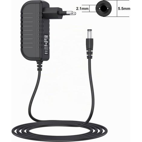 Adaptateur Secteur 12V 2A 24W Universel Pour Haut-Parleurs, Bandes Led,Routeurs, Caméras Cctv Et Appareils Électroniques Alimentati (1/5)