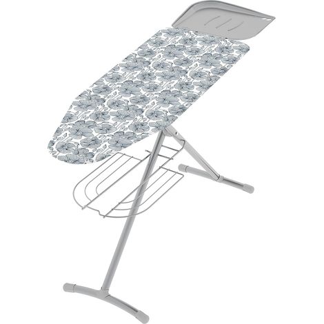 Tavolo Asse da Stiro Struttura in Metallo Turbo con Portacaldaia 120 x 44 cm (1/5)