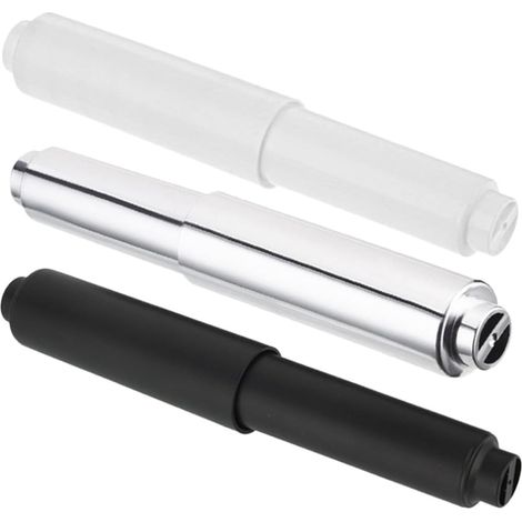 3 tiges de rechange - à ressort - inox - pour salle de bain (1/5)