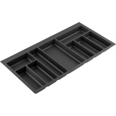 Classico Kristall softTouch Besteckkasten 822x424mm schwarz SANS MARQUE