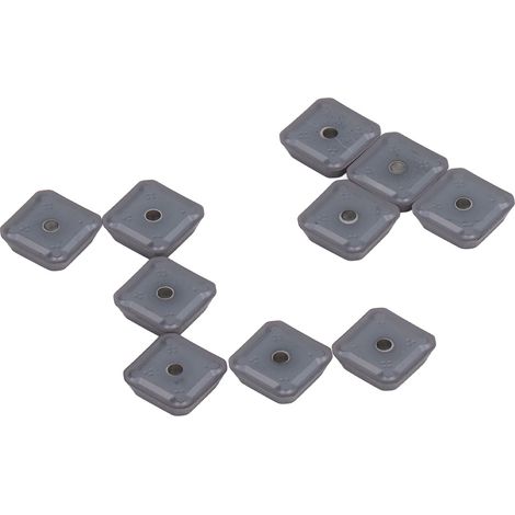Kit de 10 plaquettes de tournage en carbure pour fraisage et tournage CNC SEET1203 (1/5)