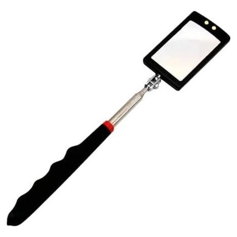 Miroir d'inspection de voiture, extensible, avec tête pivotante, pour véhicules, SUV, camions, camping-cars, monospaces, pickups, entretien la maison et l'appartement carré - (1/5)