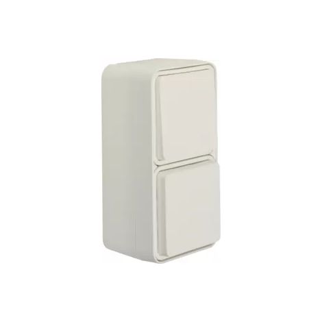 Berker SCHUKO-Steckdose mit integriertem Schalter Polar Weiß 7x16x8 cm (1/2)