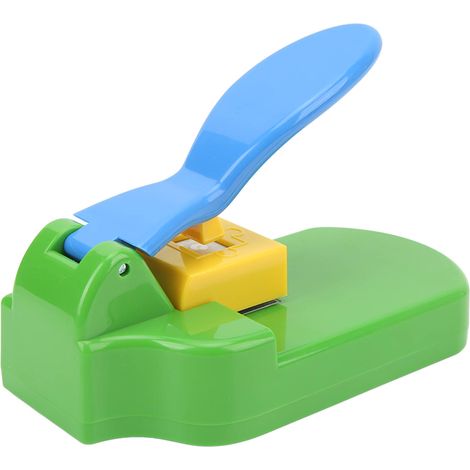 Coupe-puzzle avec 10 feuilles de carton - mini-outil professionnel léger en ABS pour la réalisation de puzzles DIY, adapté à une utilisation à la maison et à l'école. (1/5)