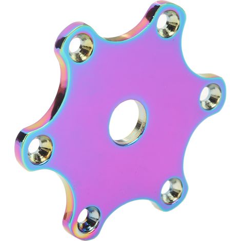 Cache-bouton de klaxon hexagonal universel pour volant à 6 boulons, 75 mm (1/5)