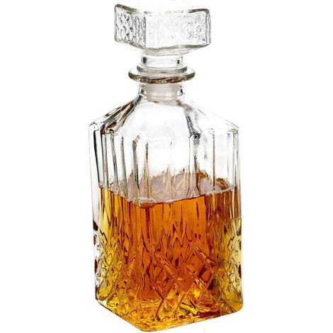 Square decanter with cork - perfect for all drinks (1/5)