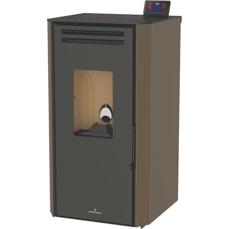 BRONPI - Estufa de Pellet Color Moka Modelo TINA-MO de 7 kW (1/5)