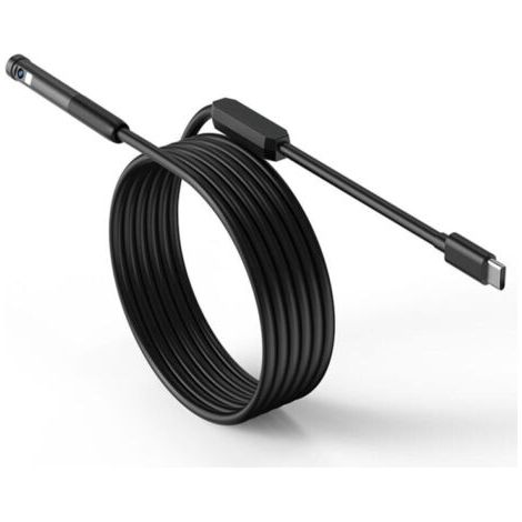 Caméra endoscopique Type-C, lumière LED réglable intégrée de 8 mm, étanche IP67, compatible avec tous les smartphones (1/4)