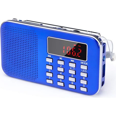 Radio Portable AM/FM Rechargeable, Éclairage de Secours (1/5)
