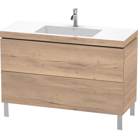 Duravit L-Cube c-bonded Set stehend, 2 Schubkästen, ohne