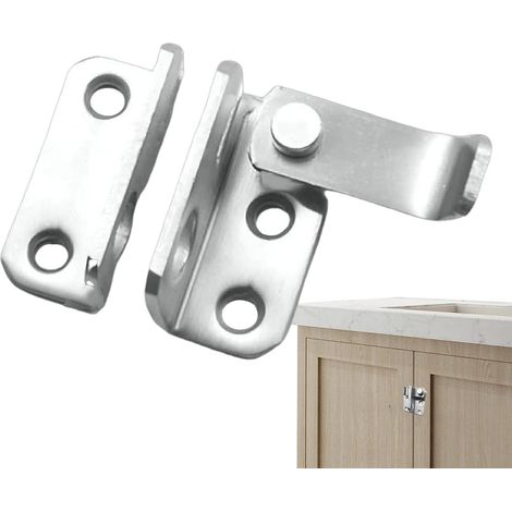 Steel thickened Security cabinet padlock sliding manual doors latch (1/5)