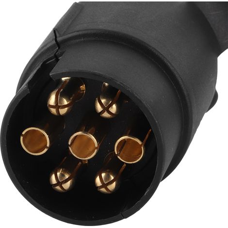 Câble Adaptateur de Prise 7 Broches Européenne vers 7 Pôles Américain pour Remorque