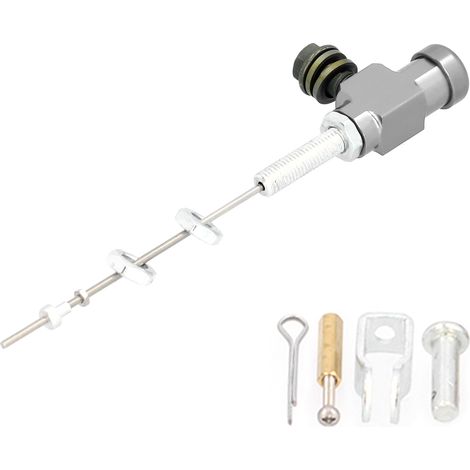 Modification moto : pompe hydraulique d'embrayage à gain de main-d'œuvre, pompe hydraulique inférieure d'embrayage, pompe réceptrice (modèle standard), argent. (1/5)