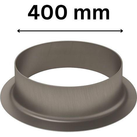 bride de raccordement 400 mm métal système de ventilation raccord de conduit raccord (1/5)