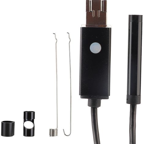 Universelles 2-in-1 HD IP67 wasserdichtes 8-mm-Endoskop für Mobiltelefone und Windows-Computer mit 2 m Kabel (1/5)