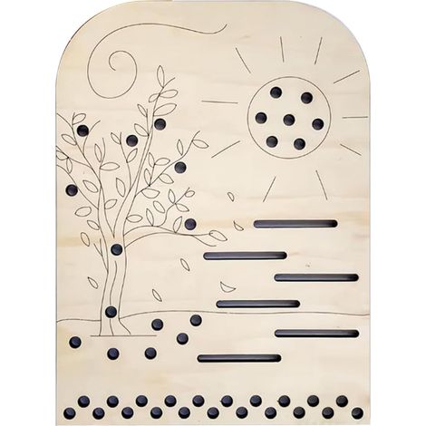 Table d'Arrangement Florale Bois Lumière Solaire avec Fleurs et Feuilles - Lot 1 Pièce [Table Florale Bois Modèle Lumière Solaire] (1/5)
