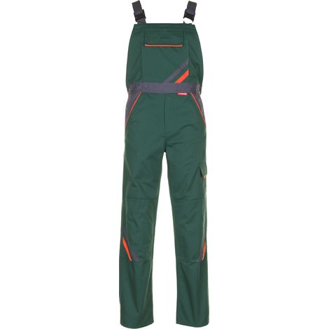 Planam Visline Latzhose grün/orange/schiefer 25 (1/5)