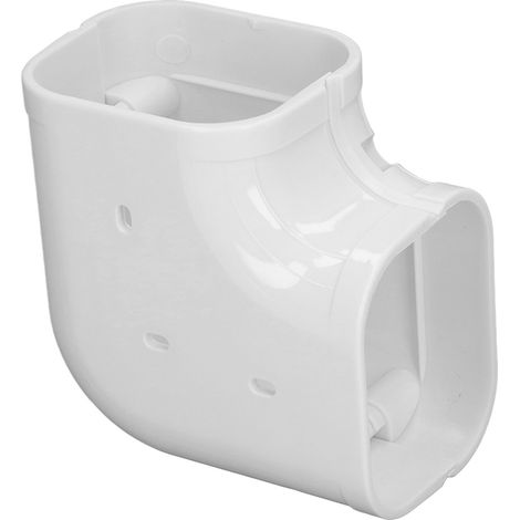 Coude plat à 90 degrés en PVC pour mini climatiseur de 1 à 2 chevaux (1/5)