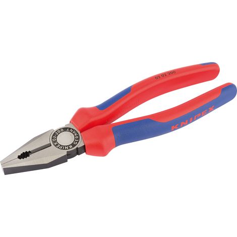 Draper Knipex 03 02 200 SBE 200mm Heavy Duty Combination Pliers with Ergonomic Handle - Model 69575 (1/5)