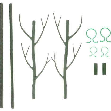 Tuteur pour plantes grimpantes d'intérieur, en forme de branches, lot de 8 (1/5)