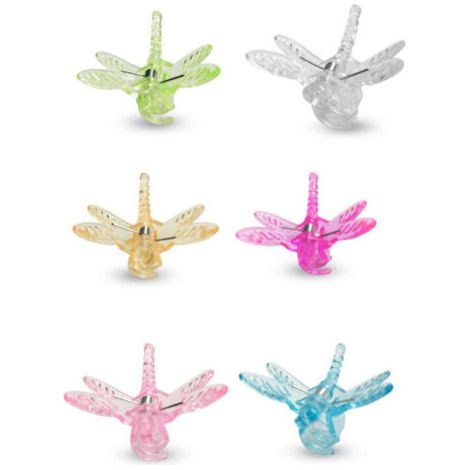 QORVA
-30 Pcs Clips d'orchidée libellule Clips de support de plante de jardin en plastique Clips de vigne de fleur,DUBUNS