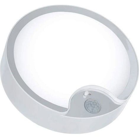 Plafonnier LED - Détecteur PIR - 300 Lm - 19 cm - Lumière Jour - Fonctionne avec Piles D (1/4)