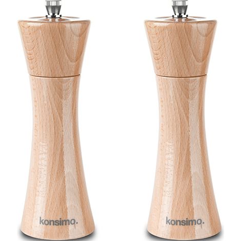 KONSIMO SALPE Salz-Pfeffermühlen buche 18cm (1/5)