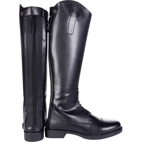 33, Schwarz 9100: Damen- und Kinderreitstiefel aus Kunstleder, Modell New Fashion (1/3)
