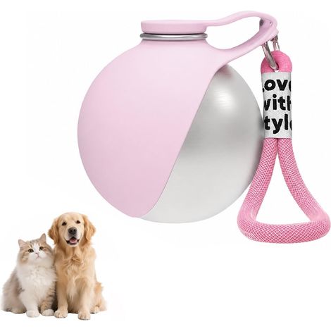 Walking Dog Water Bottle with Collapsible Silicone Bowl (1/5)