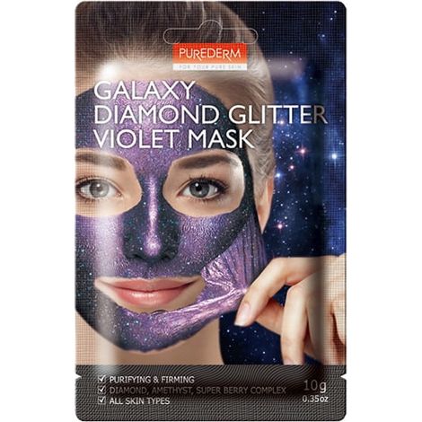 Purederm Galaxy Diamond Glitter Gesichtsmaske Amethyst 10g