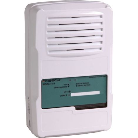 Fireless – Tableau d'alarme incendie Type 4 IROISE 4-1 boucle – Signal sonore conforme NF S32001 – Ouverture de boucle pour alarme 5 min – Commande portes coupe-feu (1/2)
