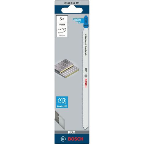 LAMA PER SEGA A PANINO BOSCH T PRO METAL T718BF 180 mm / 5 pz.