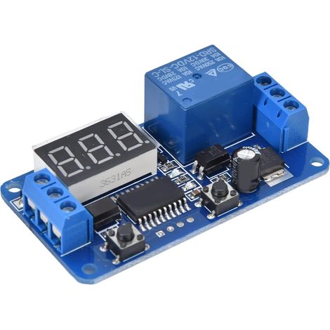 Minuterie 12 V avec affichage LED, module relais fiable pour la (1/5)