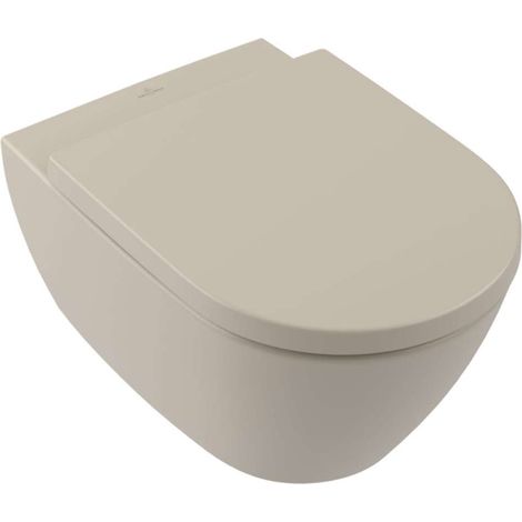 Villeroy & Boch Subway 2.0 - WC sospeso, DirectFlush, CeramicPlus, Almond 5614R0AM (1/5)