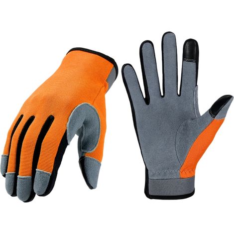 Gants de sécurité de travail confortables – pour jardinage