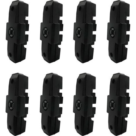 Pieces (4 Pairs), Black 50mm Bicycle Brake Pads, Bicycle Brake Pads for Magura HS HS11 HS22 HS24 HS33 (1/5)