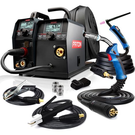 PATON MultiPRO-250-15-4 Poste de soudage 3-en-1 – MIG/MAG, MMA, HF TIG, kit avec fonction pulsée
