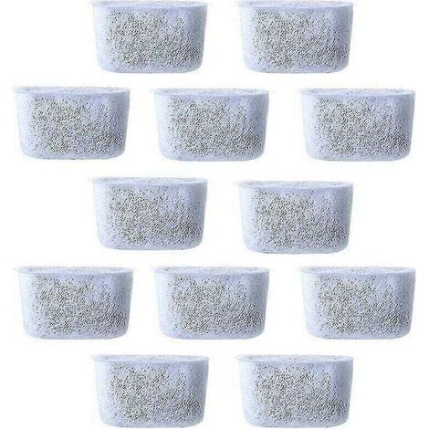 12pcs Replacement Carbon Water Filters Non-woven Filter for Coffee Makers (1/5)