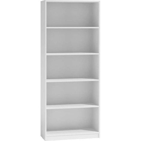 Top-e-shop R60 Biel estantería blanca 60x30x182 cm (1/3)