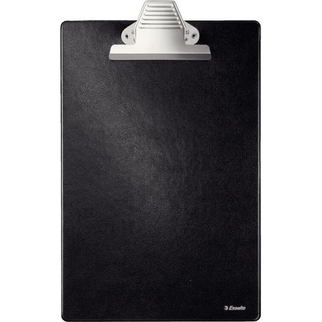CARPETA CON PINZA ESSELTE BASE PLASTICO FORRADO NEGRA LEITZ 604037 (1/2)