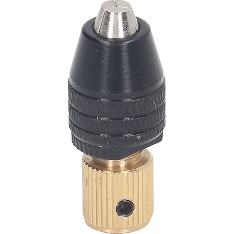 Kit Mandrin Perceuse 3 Mâchoires Autoserrage Outil Rotatif Douille Rallonge Droite Clé 6 Pans Trou 3.17 mm (1/5)