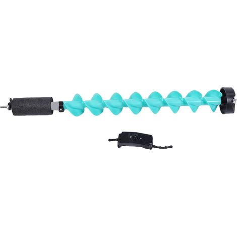 Foret à tarière 5 pouces de diamètre de forage glace en Nylon avec flotteur et adaptateur polyvalent pour les eaux profondes
