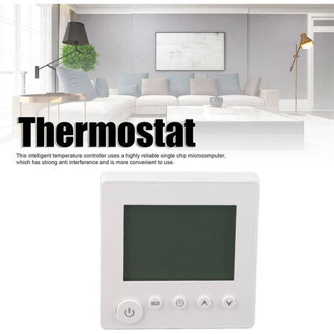 Ortviai Thermostat intelligent pour chauffage électrique 86 mm écran LCD tactile 95-240 V 16 A (1/4)