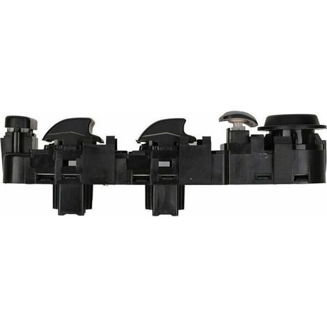 Interrupteur de vitre électrique avant gauche pour Peugeot 407, 307, 308, Citroën C4, C5 (2004–2015), compatible avec système d’ouverture/fermeture manuel et électrique