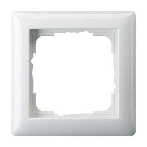 Gira Standard 55 marco eléctrico blanco moderno IP44