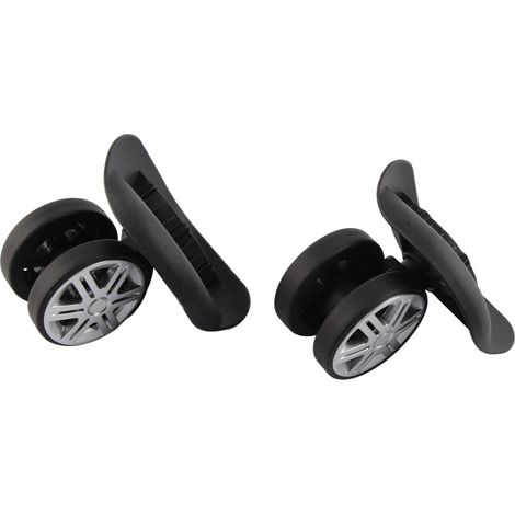roulettes de rechange pour valises pivotantes silencieuses pièces de réparation 1 paire (1/5)