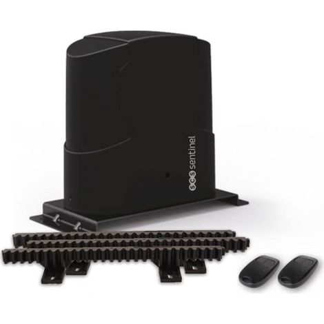 Schiebetor-Motor-Kit - SCS SENTINEL - SimplyOpen 3 - Mit Zahnstangen - Bis zu 400 kg und 5 Metern max