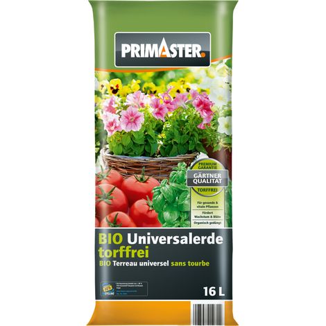 Primaster Bio Universalerde 16 L torffrei Erde (1/3)